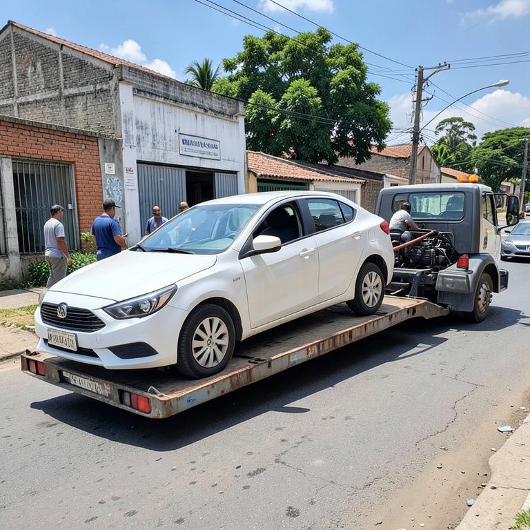 Guincho da AutoBlock rebocando um carro - foto 1